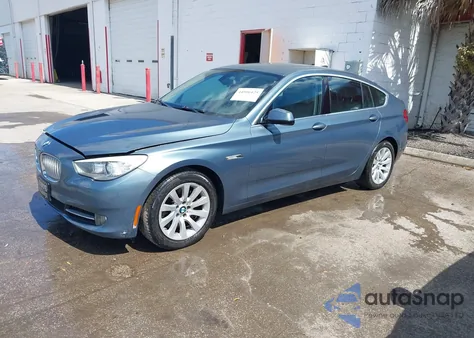 2013 BMW 550I Gran Turismo xDrive from USA, damaged, VIN WBASP0C57DC987970